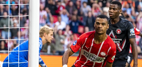Foto: PSV lijkt al na één helft klaar met FC Midtjylland