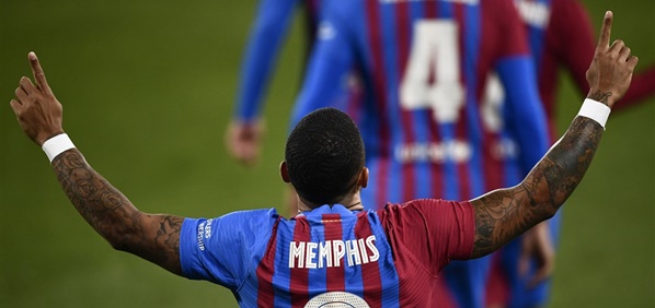 Foto: VIDEO: Memphis scoort eerste competitiegoal voor Barça