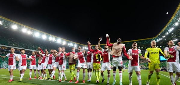 Foto: Heel Europa gaat los over Ajax-fans in Lissabon