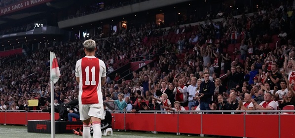 Foto: Ophef over Ajax-Dortmund: ‘Schandalig!’