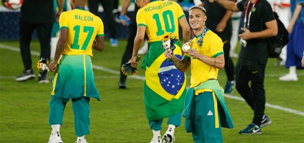 Foto: Invaller Antony kan Brazilië niet aan drie punten helpen