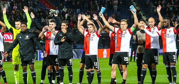 Foto: Vermoedelijke opstelling Feyenoord tegen Vitesse