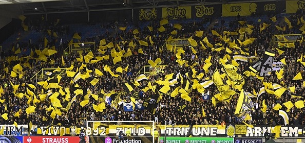 Foto: Vitesse-fans clashen met Franse ME (?)