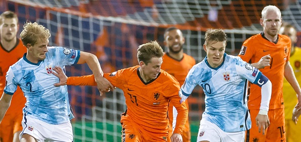 Foto: Pover Oranje stelt WK-ticket veilig met late zege
