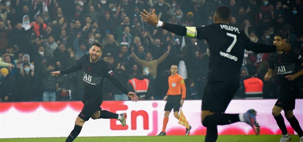 Foto: Paris Saint-Germain juicht dankzij gelukje en Leo Messi