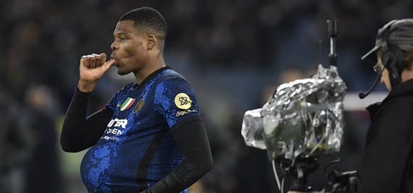 Foto: Dumfries scoort, Inter veegt de vloer aan met Roma