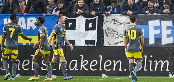 Foto: ‘Doorgestoken kaart richting Ajax – Feyenoord’
