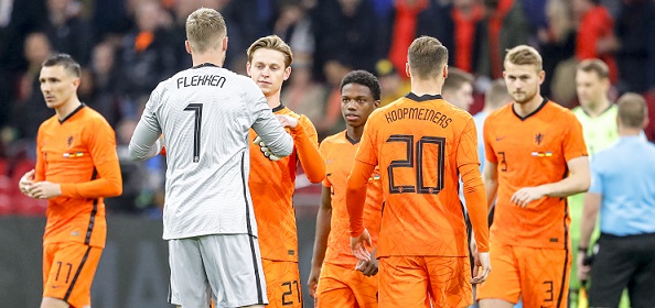 Foto: Nederlands elftal-kijkers totáál in paniek