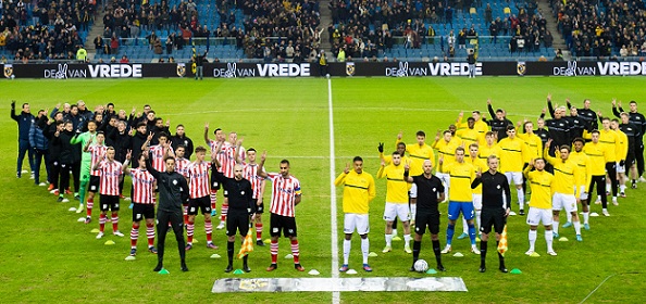Foto: Vitesse – Sparta vlak voor tijd definitief gestaakt