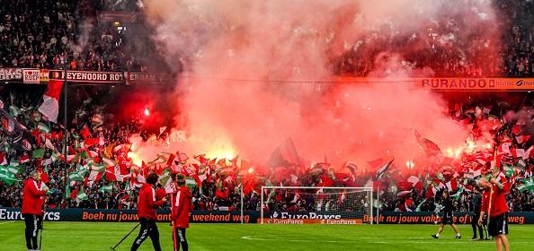 Foto: Marseille-hooligans belagen Feyenoorders (?)