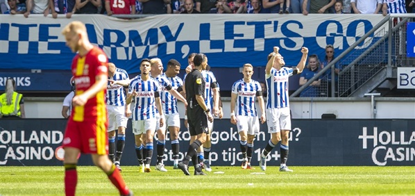 Foto: Heerenveen gaat ervandoor met laatste play-offs-ticket