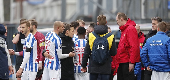 Foto: Heerenveen en Cambuur delen punten in knotsgekke derby