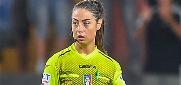 Foto: Unicum in Serie A: voor het eerst vrouwelijke arbiter