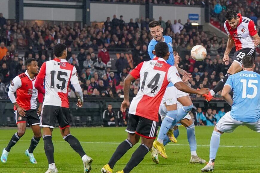 Foto: Feyenoord verslaat Lazio en pakt groepswinst