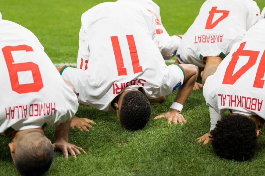 Foto: Aboukhlal in zevende WK-hemel: ‘Droom die uitkomt’