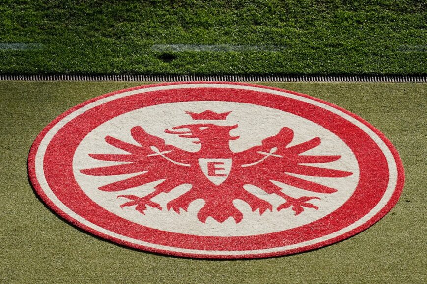 Het logo van Eintracht Frankfurt