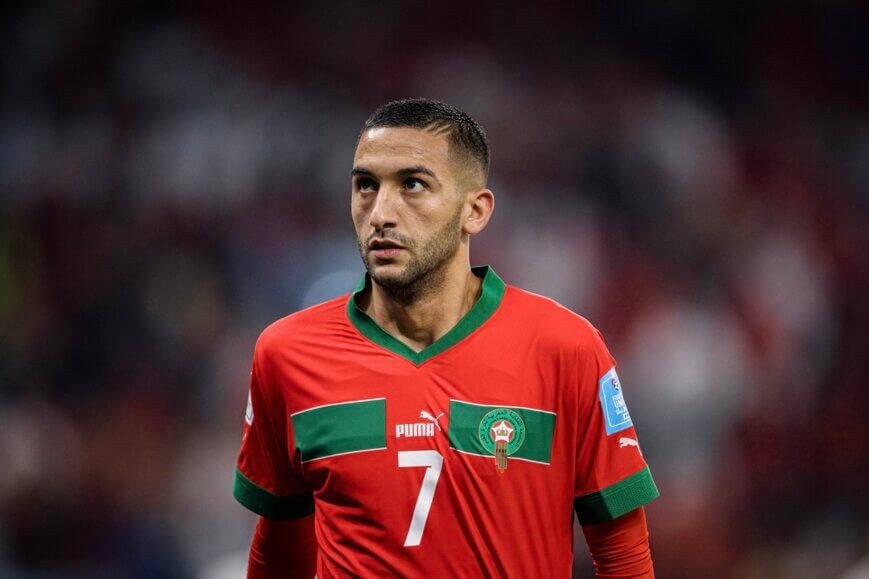 Foto: Marokko opgelucht na blessure-updates over Mazraoui en Ziyech