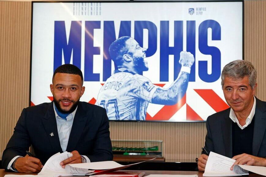 Foto: Memphis stelt zich voor bij Atlético: ‘Daar kan ik me mee identificeren’