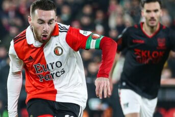 Feyenoord dwingt in krankzinnige slotfase verlenging af tegen tien NEC’ers