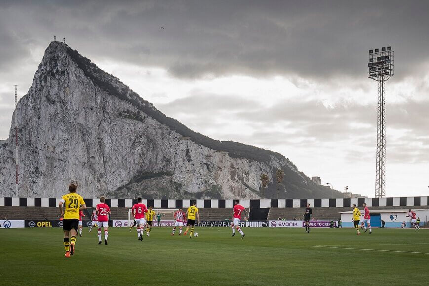 Foto: International Gibraltar mist duel met Oranje om bizarre reden