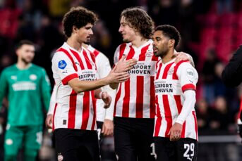 PSV wint, Feyenoord verliest zonder internationals