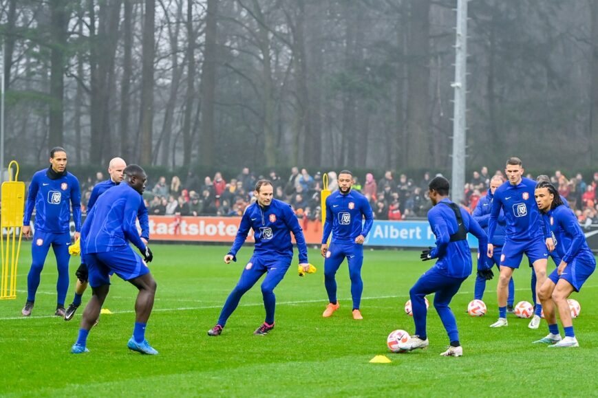 Foto: ‘Oranje-debutant in de basis tegen Frankrijk’