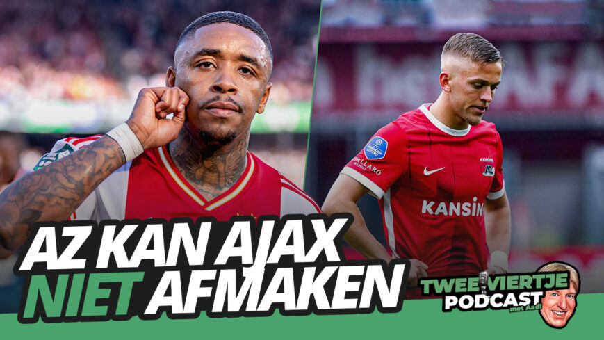 Foto: AZ kan aangeschoten wild Ajax niet afmaken | Afl. 34 podcast Twee Viertje