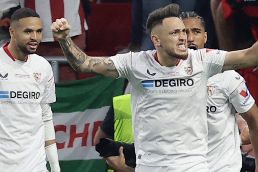 Foto: Europa League-specialist Sevilla wint finale na strafschoppen van AS Roma