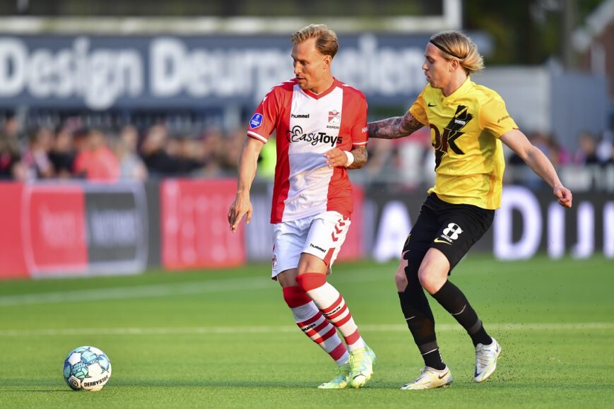 Foto: Emmen schiet Eredivisie-droom NAC aan gort