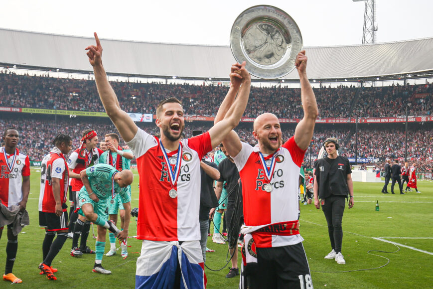 Foto: Feyenoord-duo: “Vooral van genieten”