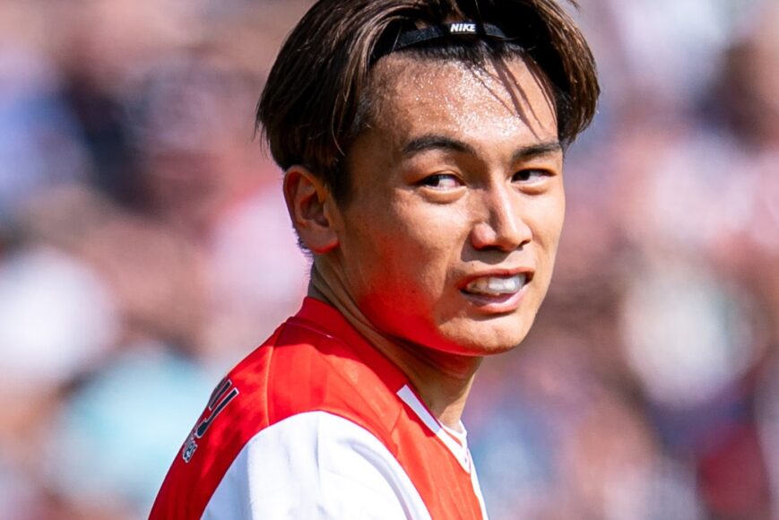 Foto: Topschutter Ueda in Team of the Week, ook Oranje-international gekozen