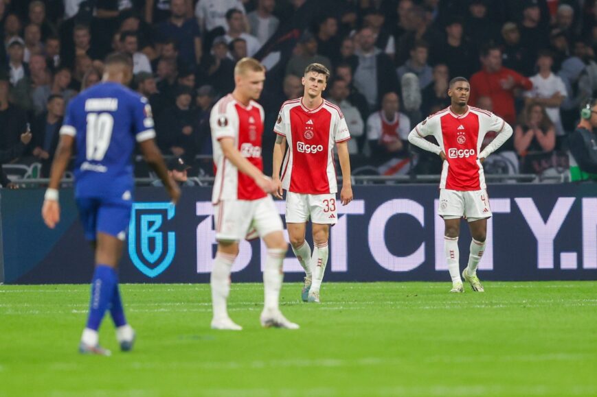 Foto: Ajax gaat tegen Olympique Marseille voor laatste strohalm
