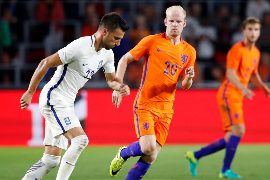 Foto: Vermoedelijke opstelling Griekenland tegen Oranje: veel Eredivisie-lijntjes