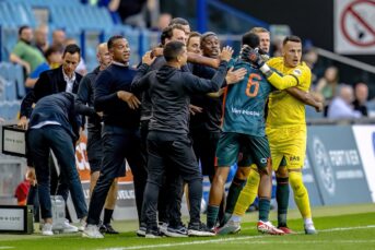 RKC wint van Vitesse na rode kaart Million Manhoef