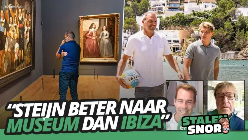 Foto: Steijn na ontslag Ajax op weg naar Ibiza of museum? | Stalen Snor #33