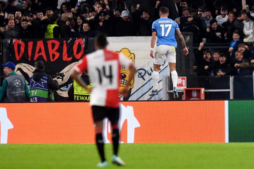 Foto: Eén misstap wordt Feyenoord fataal bij Lazio