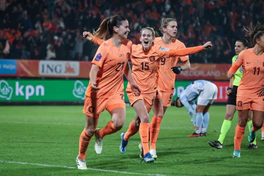 Foto: Matchwinner Oranje Leeuwinnen geniet: “Het is ongelooflijk”