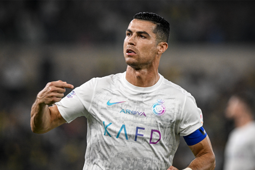 Foto: Ronaldo ook bij duizendste wedstrijd belangrijk: winnende goal voor Al-Nassr