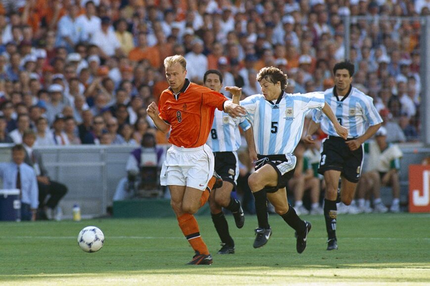Dennis Bergkamp tegen Argentinië