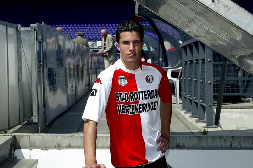 Robin van Persie als jonge Feyenoorder