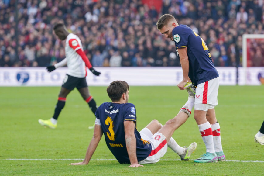 Foto: Pröpper blij met punt tegen Feyenoord: ‘Geen schande’