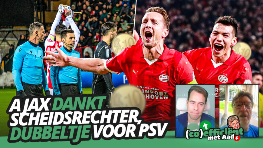 Foto: Ajax DANKT scheidsrechter, DUBBELTJE voor PSV | (co)officiënt met Aad