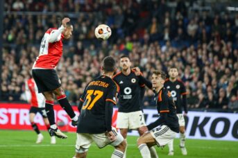 Feyenoord houdt hoop op volgende ronde Europa League