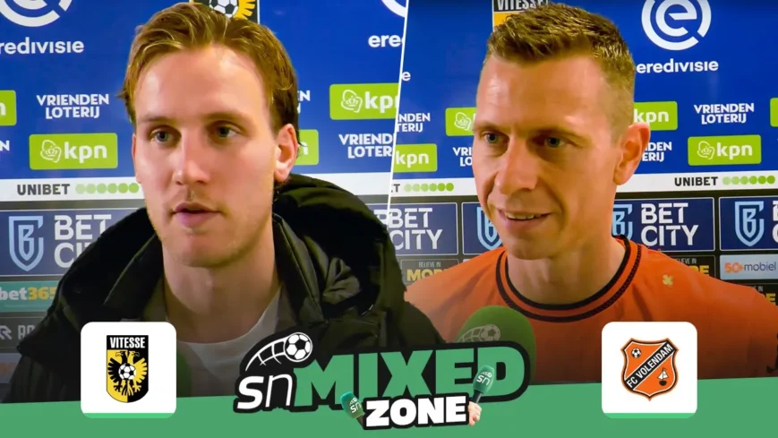Foto: Mühren blijft stoïcijns, Meulensteen geeft alles voor Vitesse | SN Mixed Zone