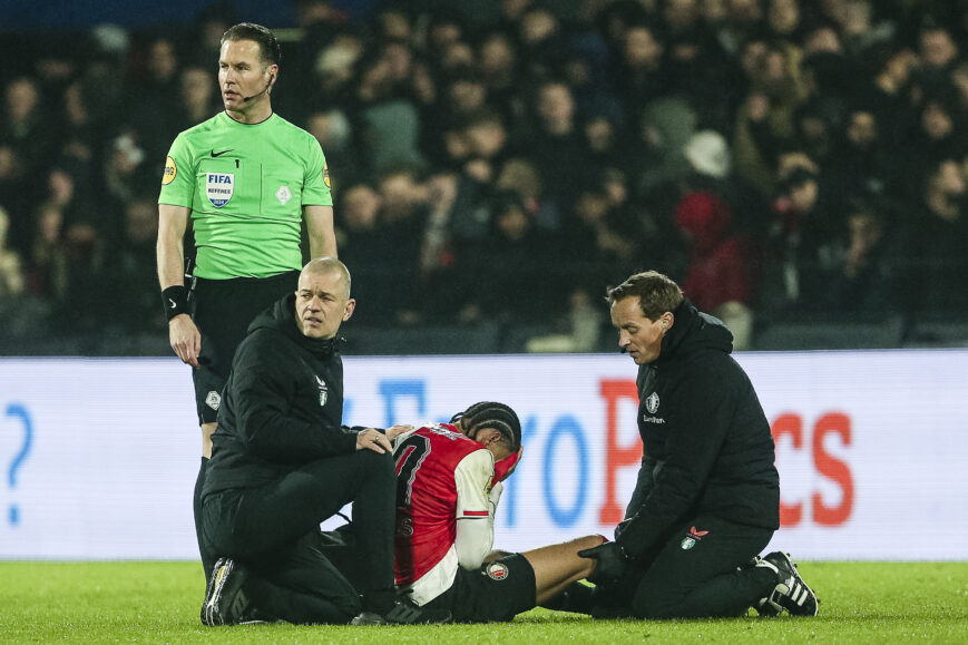 Foto: Calvin Stengs terug op trainingsveld Feyenoord