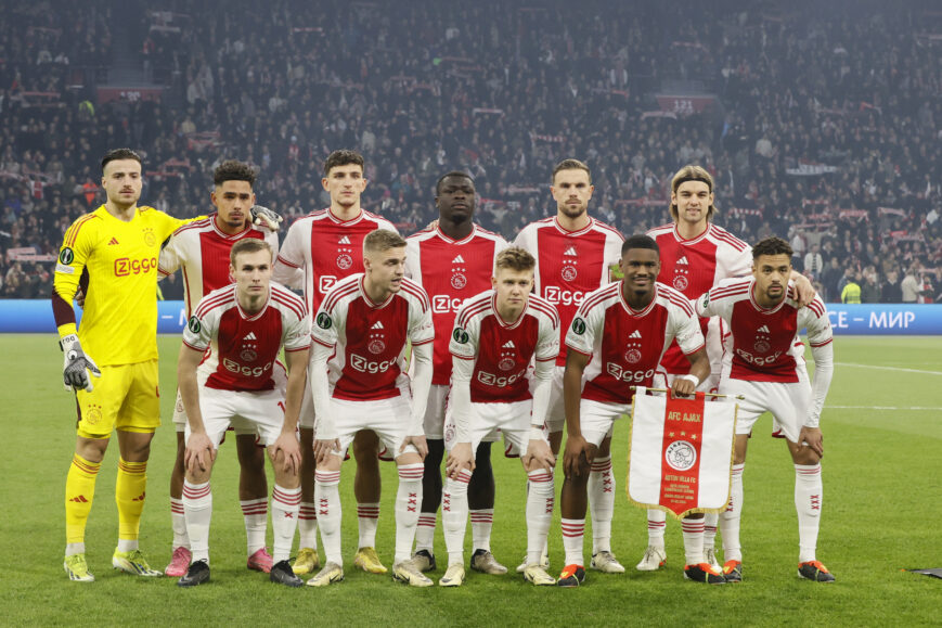 Foto: Vermoedelijke opstelling Ajax: Van ‘t Schip heeft nauwelijks keuze