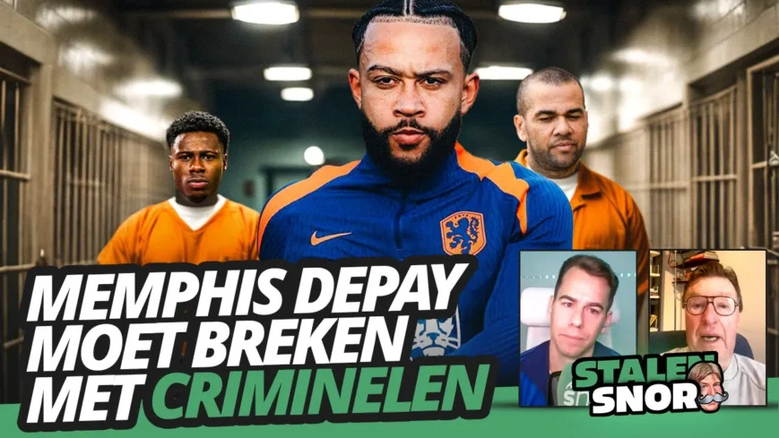 Foto: Memphis Depay moet breken met criminelen | Stalen Snor #51