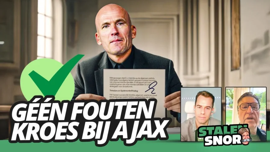 Foto: GÉÉN FOUTEN Kroes bij Ajax | Stalen Snor #53