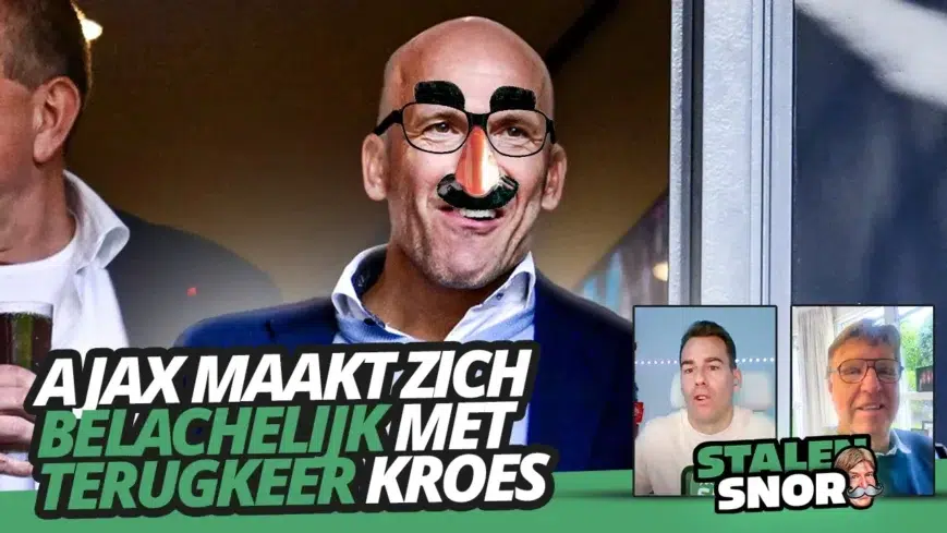 Foto: Ajax maakt zich BELACHELIJK met terugkeer Kroes | Stalen Snor #56