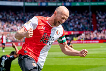Trauner reageert op zijn eerste goal in drie jaar Feyenoord